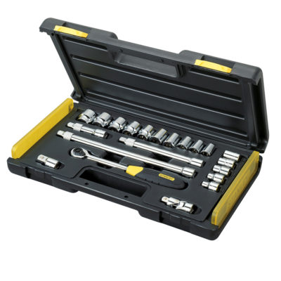 Stanley 3/8'' Square Drive MicroTough Socket Set-21-Piece